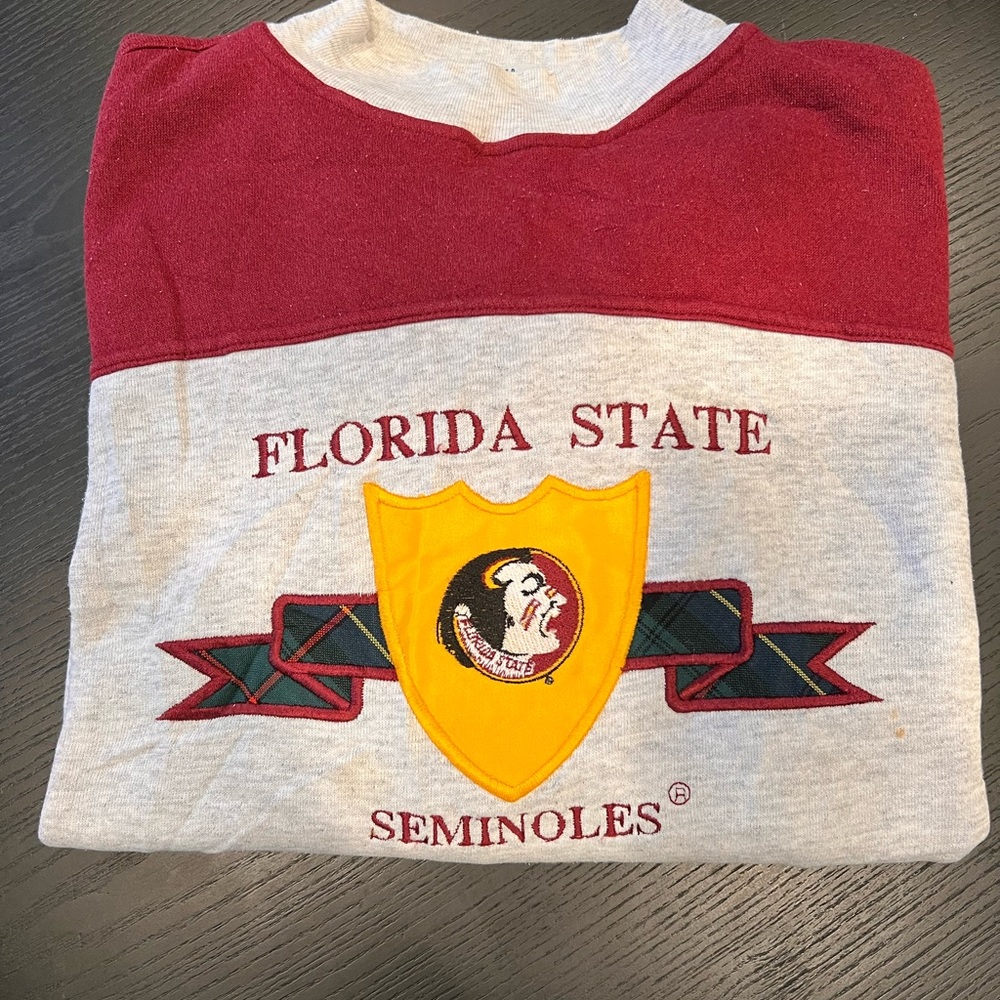 Vintage Florida State Semoinoles pullover sweater